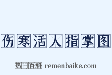 伤寒活人指掌图是什么意思的图片